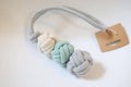 Packryn Mint Ice Cream Recycled Cotton Tug Rope Dog Toy for Small Dogs