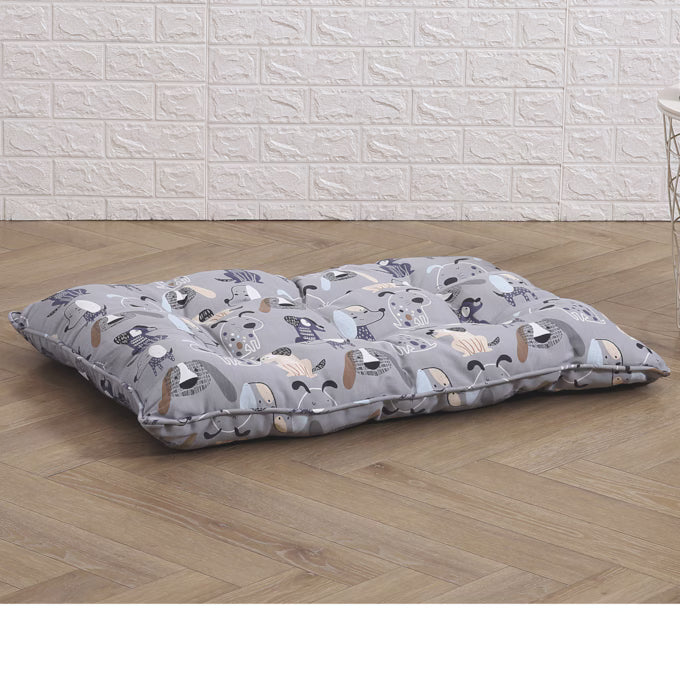 Cotton-Tufted Pet Bed By Packryn