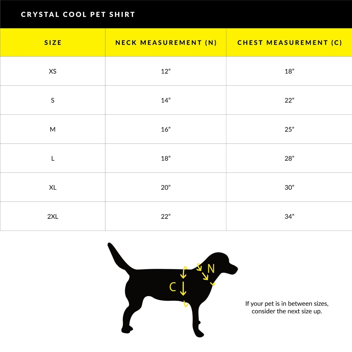 Body Glove Crystal Cool Pet Cooling Shirt