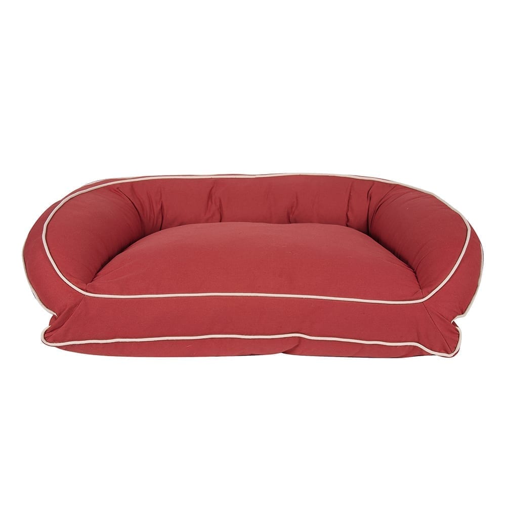 Classic Canvas Bolster Dog Bed