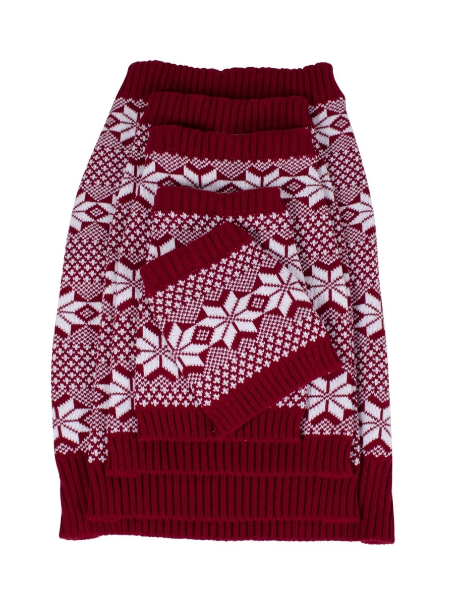 Fair Isle Knit Pet Sweater