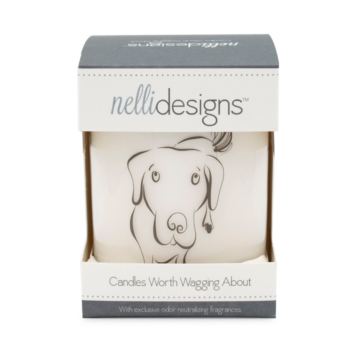 Large Dog Jar Candle - Big Stick Scent