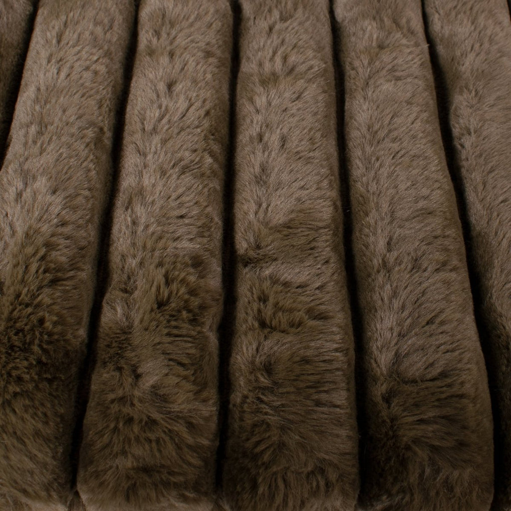 Lux Faux Fur Throw Blanket for Bed and Couch