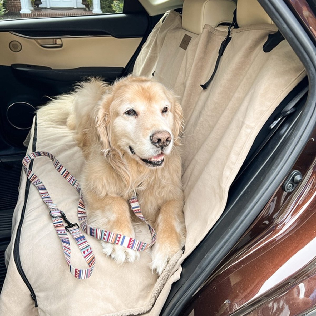 Protective Microfiber Car Bench Seat Cover